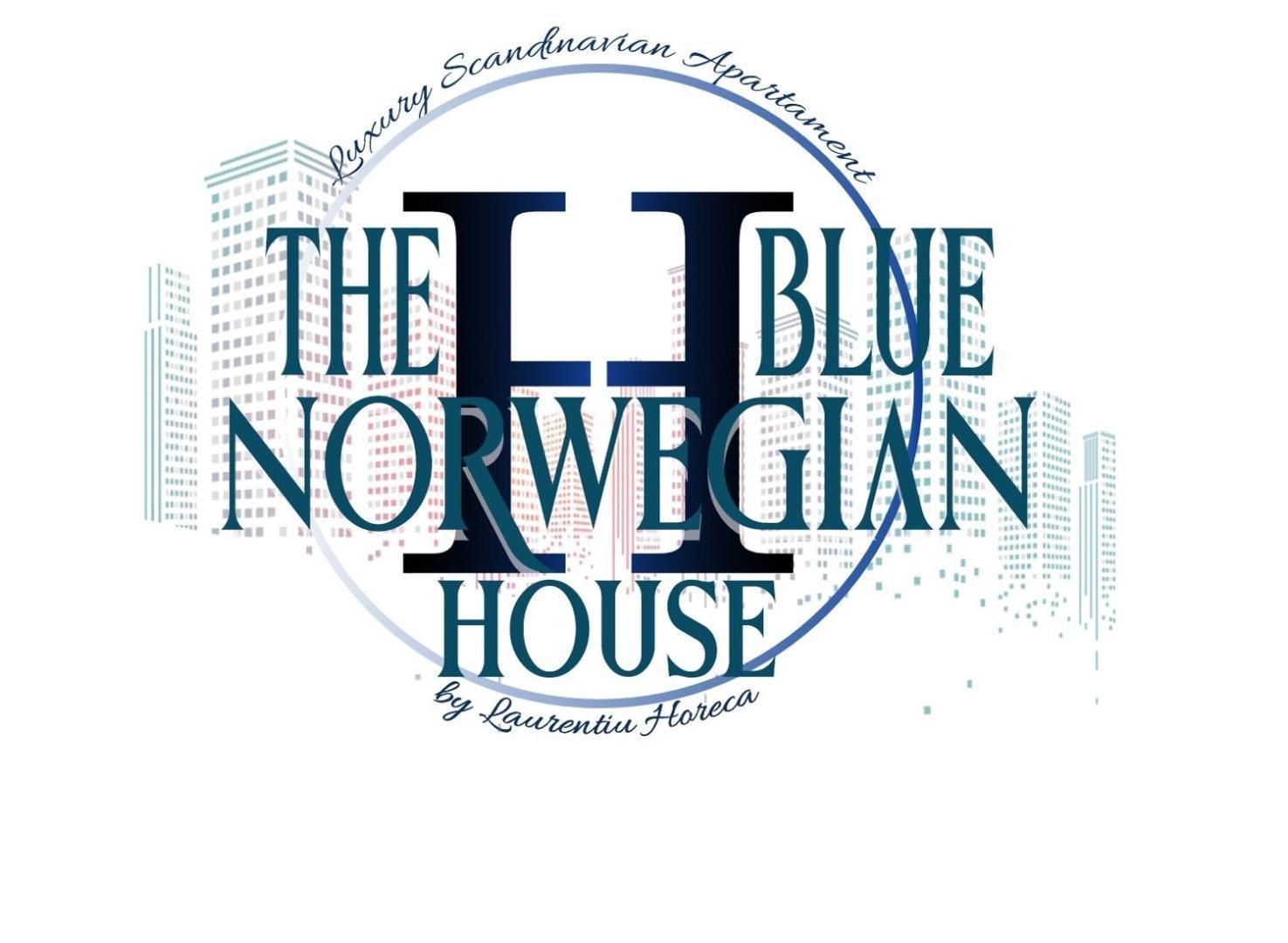 The Blue Norwegian House Apartment Bukares Bagian luar foto